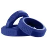 Tom of Finland Lot de 3 Cockrings Tom of Finland Bleus